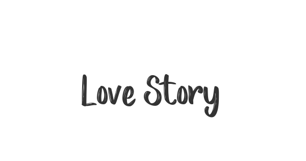 Love Story font thumb